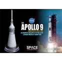 Miniature Apollo 9 CSM w/Launch Escape System and lunar module