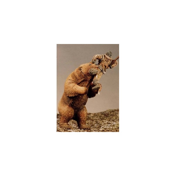 Ref CHASSEUR MAGDALENIEN N54C004 Figurine résine NEMROD 54 mm 