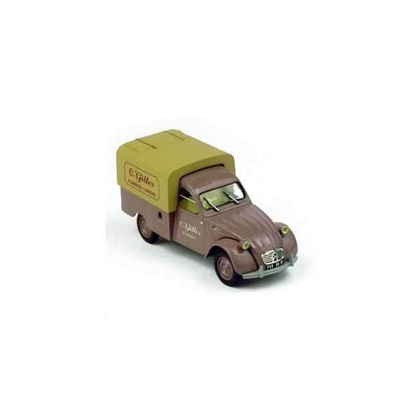 miniature citroen 2cv camionnette plombier gilles 1963