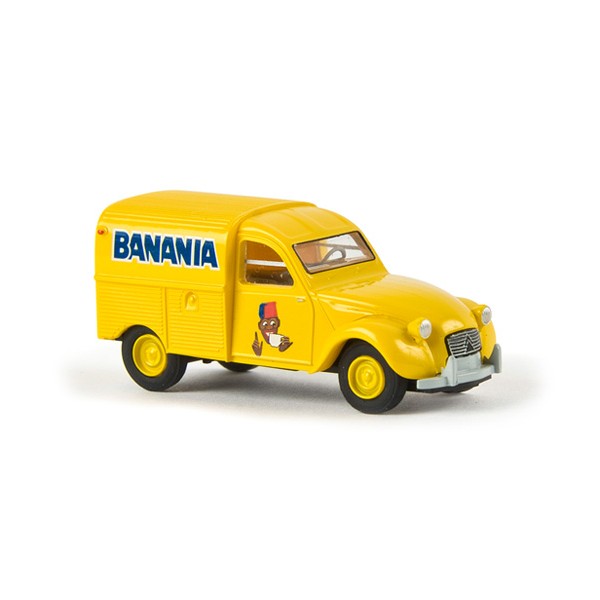 brekina 14153 miniature citroen 2cv fourgonnette banania
