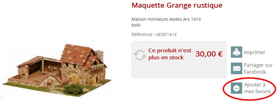 produit favori francis miniatures