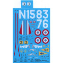 Décalques 1/48  Flamboyant Moranes-Saulnier 406