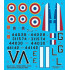 Berna Decals  BERN48-163 - Décalques 1/48  French Bell P-63C KINGCOBRA in Indochina