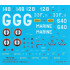 Berna Decals  BERN72-128 - Décalques 1/72 Sud Aviation HSS-1 Aeronautique navale