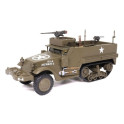 Miniature M3 HALF-TRACK avec arme M2HB