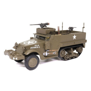 Miniature M3 HALF-TRACK avec arme M2HB
