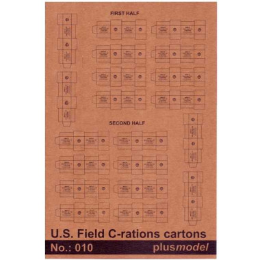 Cartons de rations "C" U.S. Cartons de rations "C" U.S.