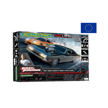 Coffret de départ Circuit Scalextric Fast and Furious Hot Laps Race Set
