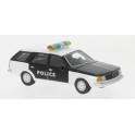 Miniature Renault 18 Break, blanche et noire, Police, 1978