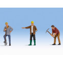 Figurines Ourviers du Bâtiment