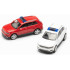 Herpa HERP013109-002 - Miniature VW Tiguan avec rampe gyrophare, MiniKit (lot de 2)