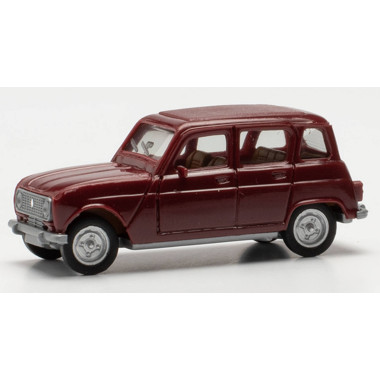 Miniature Renault R 4, bordeau