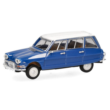 Citroën AMI 6 Break, bleu Gentiane toit blanc