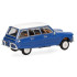 Herpa HERP038959-002 - Citroën AMI 6 Break, bleu Gentiane toit blanc