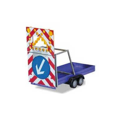 Miniature Remorque de sécurité routière, bleue marine