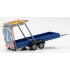 Herpa HERP052368-003 - Miniature Remorque de sécurité routière, bleue marine