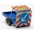 Herpa HERP052368-003 - Miniature Remorque de sécurité routière, bleue marine