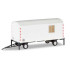 Herpa HERP076395-002 - Miniature Remorque de chantier, blanche