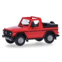 Miniature Mercedes-Benz G cabriolet, rouge