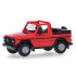 Herpa HERP420860-002 - Miniature Mercedes-Benz G cabriolet, rouge