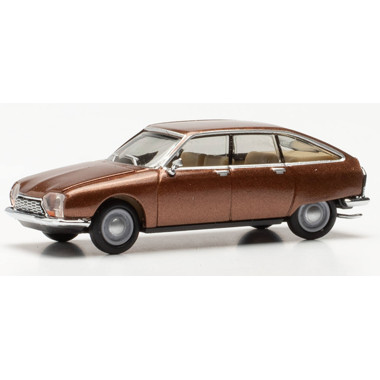 Miniature Citroen GS, tamela cuivre metallisée