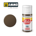 AMMO R-0006 - Marron Traverse, Peinture acrylique Rail Center, 15 ml