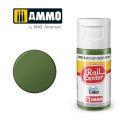 AMMO R-0015 - Livrée Vert Clair, Peinture acrylique Rail Center, 15 ml