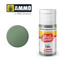 AMMO R-0019 - Vert pour Wagon de passagers, Peinture acrylique Rail Center, 15 ml