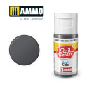 AMMO R-0032 - Gris Cendre Moyen, Peinture acrylique Rail Center, 15 ml