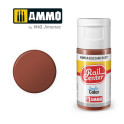 AMMO R-0033 - Rouille Foncée, Peinture acrylique Rail Center, 15 ml