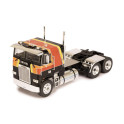 Miniature FREIGHTLINER FLA 1993 Noir / Orange
