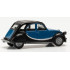 Herpa HERP020817-006 - Miniature Citroen 2 CV Charleston, bleu et noir