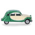 Herpa HERP020817-007 - Miniature Citroën 2CV Charleston, verte et beige
