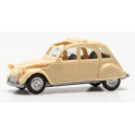 Miniature Citroen 2 CV toit ouvrant, ivoire