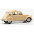 Herpa HERP020824-007 - Miniature Citroen 2 CV toit ouvrant, ivoire