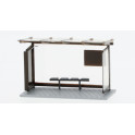 Miniature Abri de bus, marron