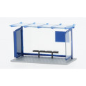 Miniature Abri de bus, bleu