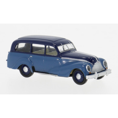Miniature EMW 340 break, bleu foncé/bleu, 1950
