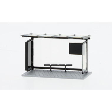 Miniature Abri de bus, noir