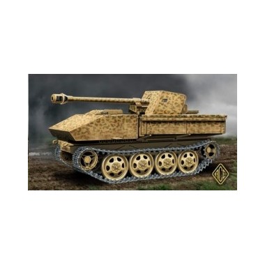 Maquette Raupenschlepper OST (RSO) 7.5cm Pak40, 2ème GM