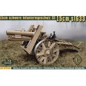 Maquette Canon allemand 150 mm Schweres Infanteriegeschütz 33, 2ème GM