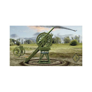 Maquette Canon russe anti-aérien 76.2 mm 1900/02, 1ère GM