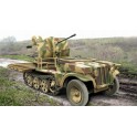Maquette Canon anti-aérien allemand 20 mm Flak 38 sfi SdKfz.10/4