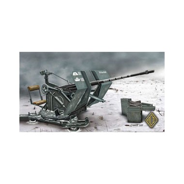 Maquette Canon anti-aérien allemand 20 mm Flak 30 Maquette Canon anti-aérien allemand 20 mm Flak 30