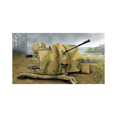 Maquette Canon anti-aérien allemand 20 mm Flak 38