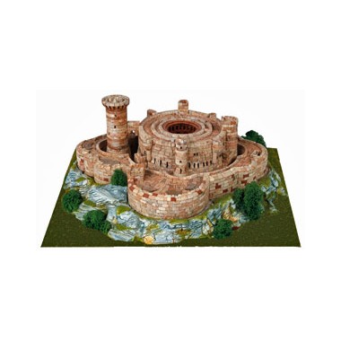Maquette Chateau de Bellver, Espagne 14ème siècle