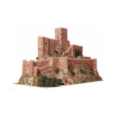 Maquette Chateau d'Almansa, Espagne 13ème siècle