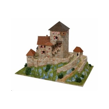 Maquette Chateau Branzoll à Chiusa, Italie 13ème siècle