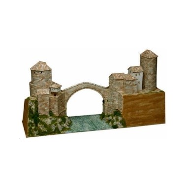 Maquette Pont de Mostar, Bosnie 16&egrave;me si&egrave;cle