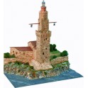 Maquette Phare de Porto Pi à Majorque, Espagne, 13ème siècle 